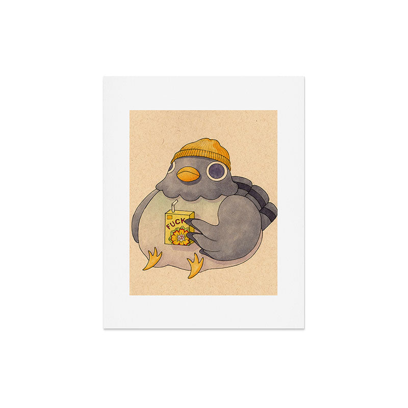 Fuck' Pigeon 07 Art Print