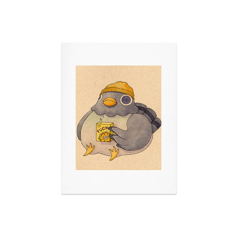 Fuck' Pigeon 07 Art Print