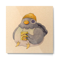 Fuck' Pigeon 07 Metal Print