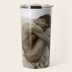 Caino' Male Nude black and white photograph / black and white photography by Wilhem von Gloeden Travel Mug