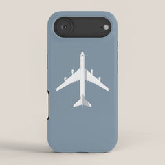 747-400 Jumbo Jet Airliner Aircraft - Slate iPhone Case