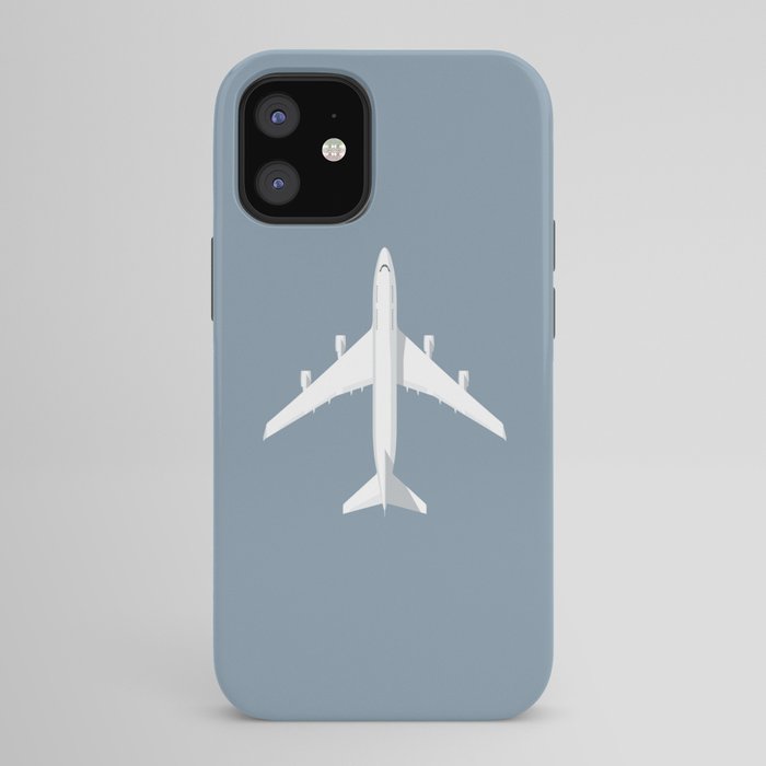 747-400 Jumbo Jet Airliner Aircraft - Slate iPhone Case