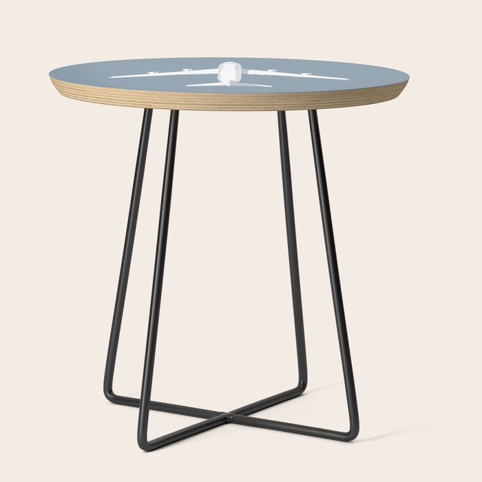 747-400 Jumbo Jet Airliner Aircraft - Slate Side Table
