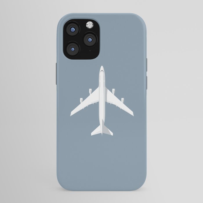 747-400 Jumbo Jet Airliner Aircraft - Slate iPhone Case