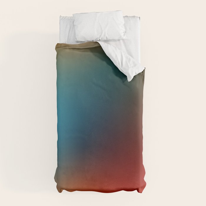 16 Intense Gradient Aura Ombre By Valourine 240821 Duvet Cover