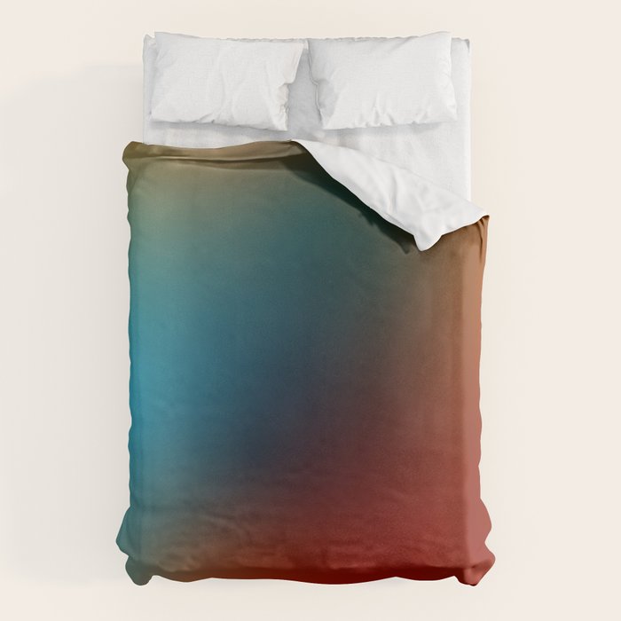 16 Intense Gradient Aura Ombre By Valourine 240821 Duvet Cover