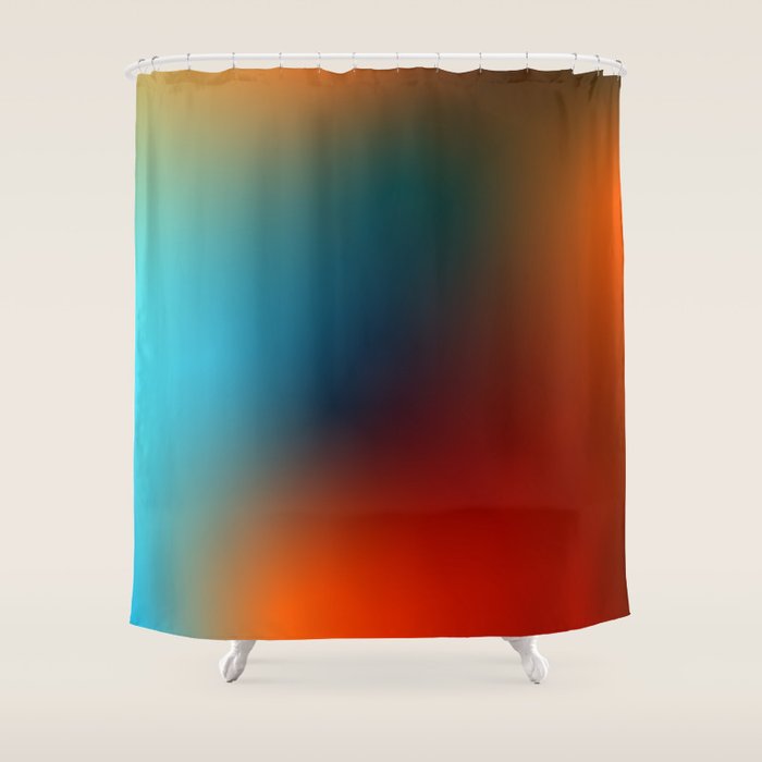 16 Intense Gradient Aura Ombre By Valourine 240821 Shower Curtain