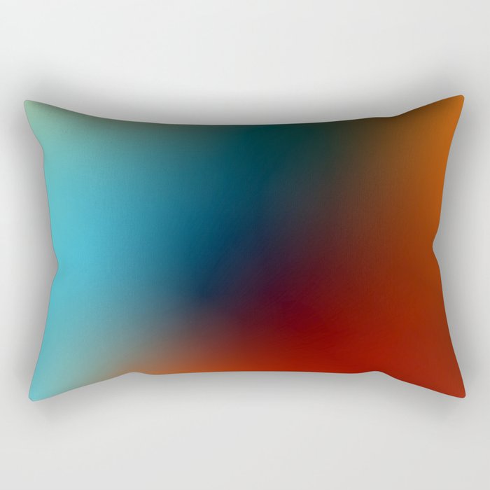 16 Intense Gradient Aura Ombre By Valourine 240821 Rectangular Pillow