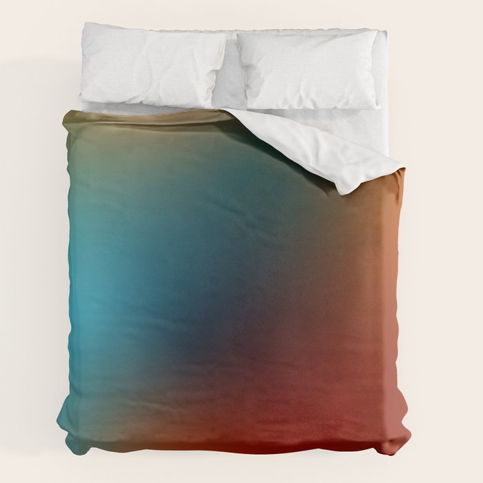 16 Intense Gradient Aura Ombre By Valourine 240821 Duvet Cover