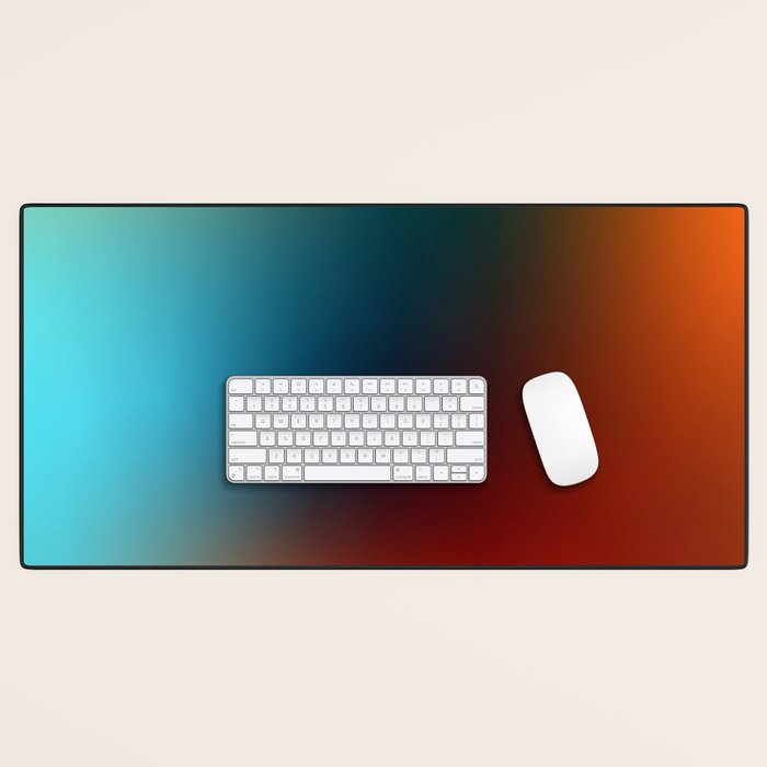 16 Intense Gradient Aura Ombre By Valourine 240821 Desk Mat