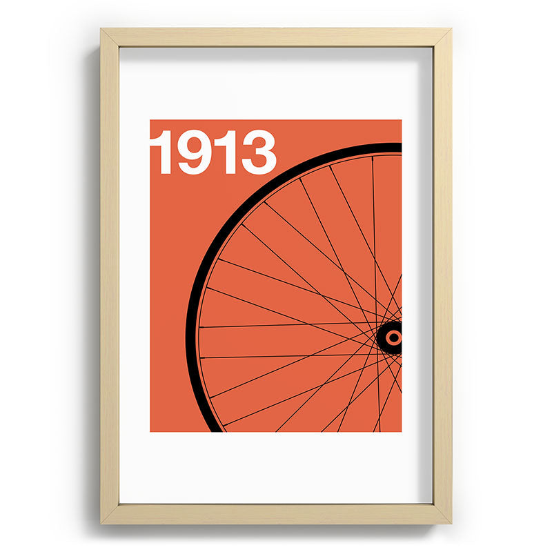 1913 - Roue de Bicyclette - Marcel Duchamp Framed Art Print