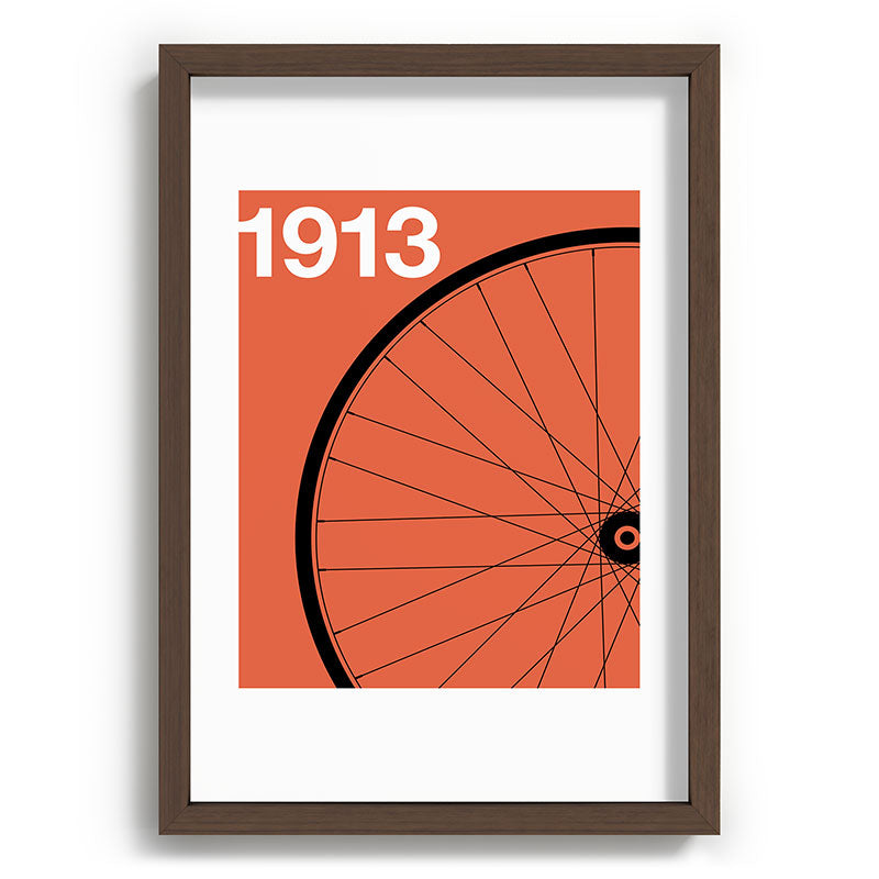 1913 - Roue de Bicyclette - Marcel Duchamp Framed Art Print