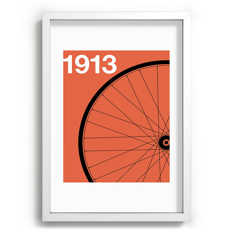 1913 - Roue de Bicyclette - Marcel Duchamp Framed Art Print