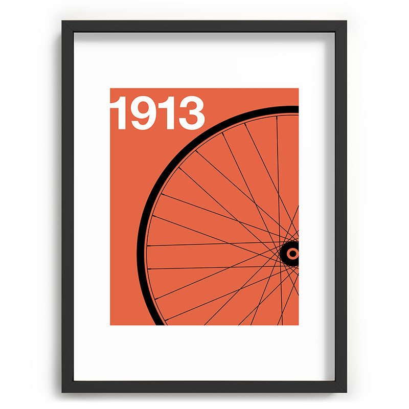 1913 - Roue de Bicyclette - Marcel Duchamp Framed Art Print