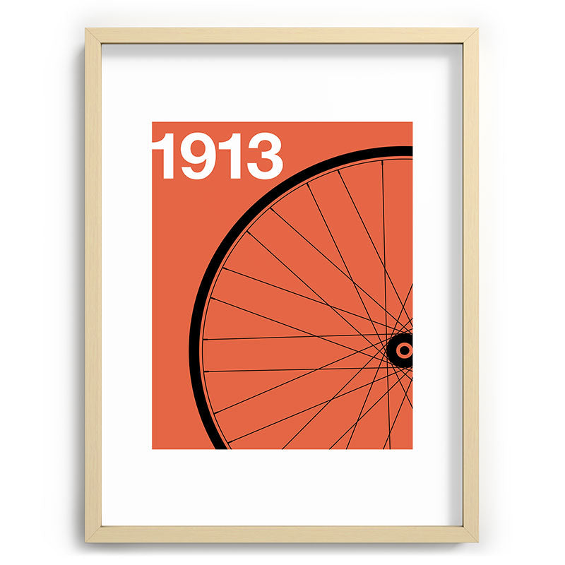 1913 - Roue de Bicyclette - Marcel Duchamp Framed Art Print