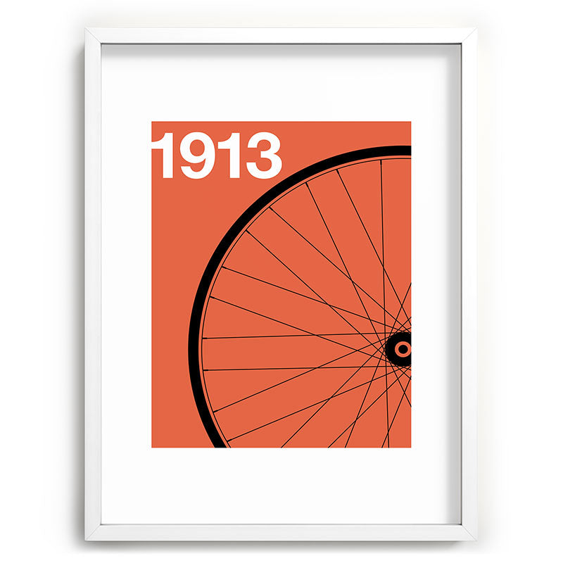 1913 - Roue de Bicyclette - Marcel Duchamp Framed Art Print