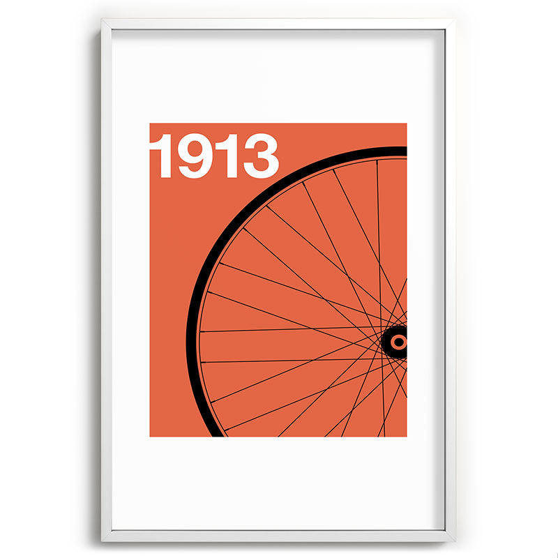 1913 - Roue de Bicyclette - Marcel Duchamp Framed Art Print