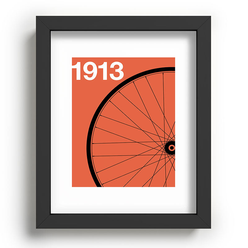 1913 - Roue de Bicyclette - Marcel Duchamp Framed Art Print