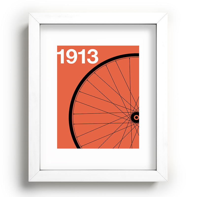 1913 - Roue de Bicyclette - Marcel Duchamp Framed Art Print