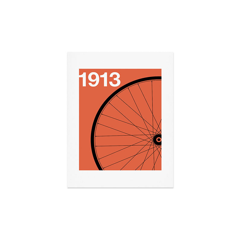1913 - Roue de Bicyclette - Marcel Duchamp Art Print