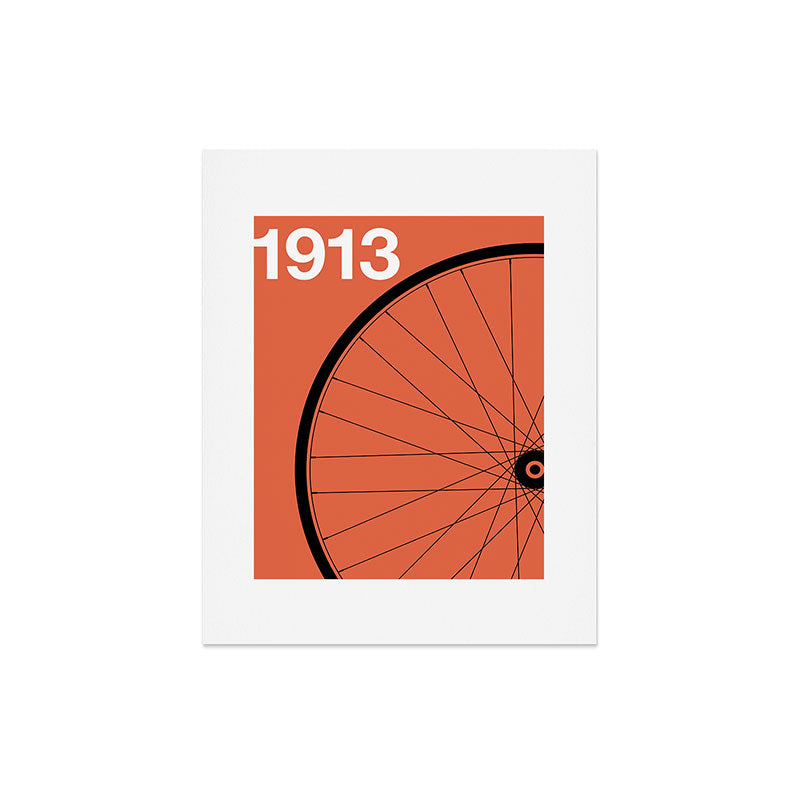 1913 - Roue de Bicyclette - Marcel Duchamp Art Print