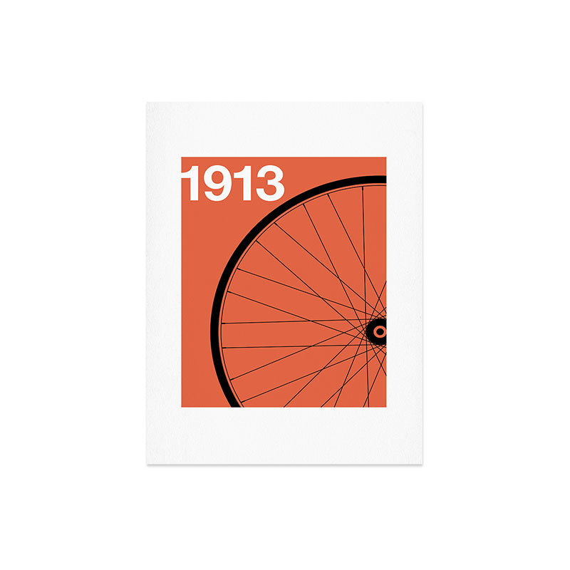 1913 - Roue de Bicyclette - Marcel Duchamp Art Print