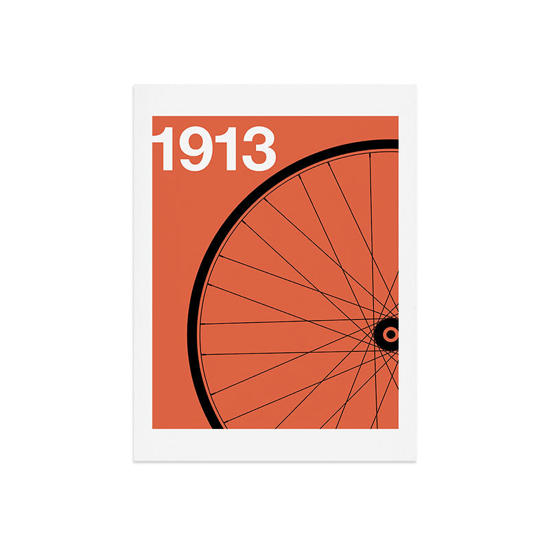 1913 - Roue de Bicyclette - Marcel Duchamp Art Print
