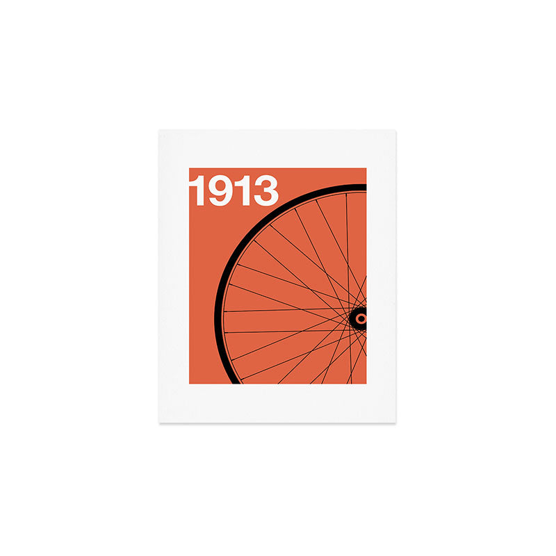 1913 - Roue de Bicyclette - Marcel Duchamp Art Print