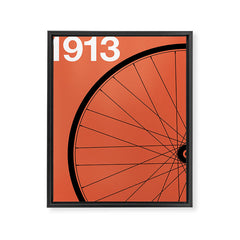 1913 - Roue de Bicyclette - Marcel Duchamp Framed Canvas Print