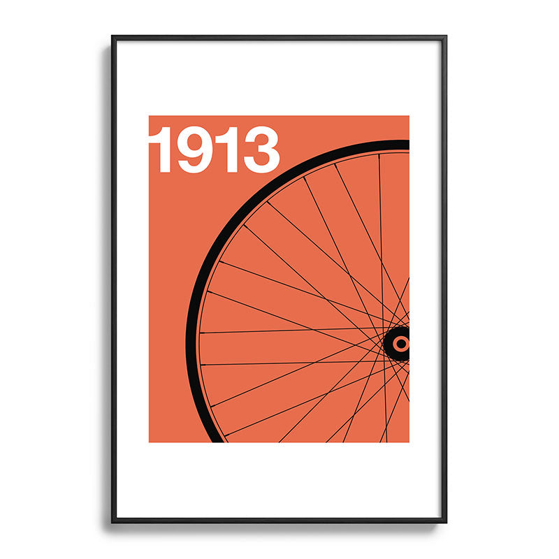 1913 - Roue de Bicyclette - Marcel Duchamp Framed Art Print