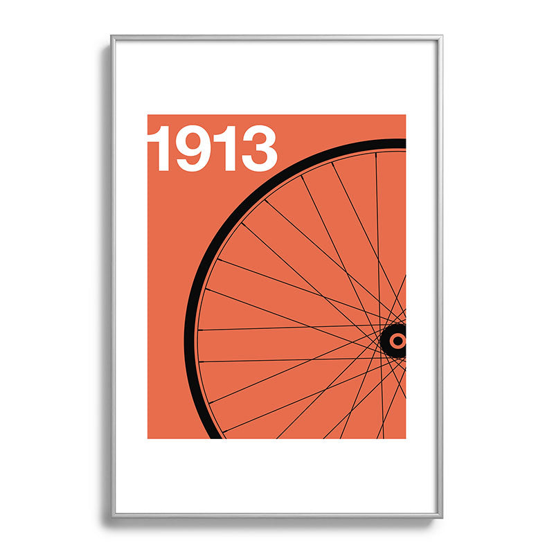 1913 - Roue de Bicyclette - Marcel Duchamp Framed Art Print