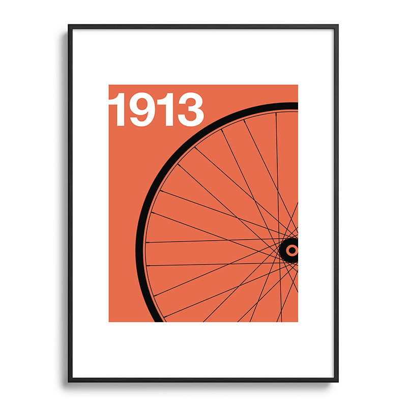 1913 - Roue de Bicyclette - Marcel Duchamp Framed Art Print