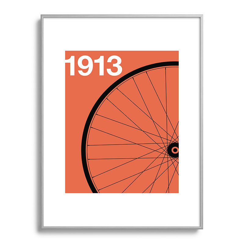 1913 - Roue de Bicyclette - Marcel Duchamp Framed Art Print
