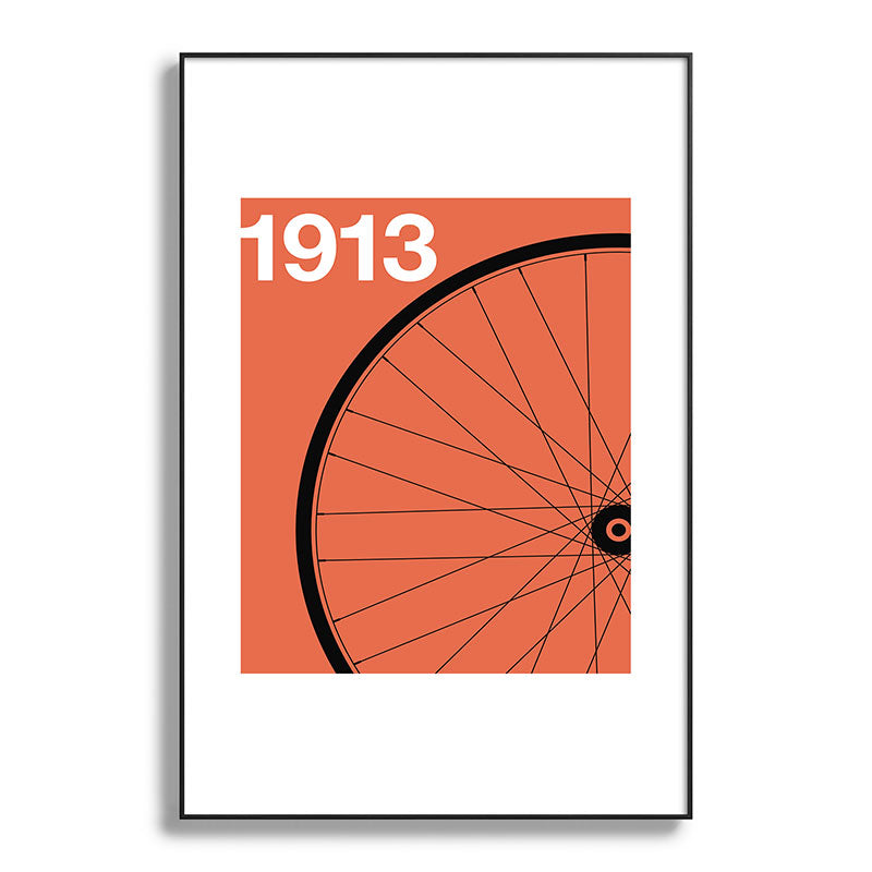 1913 - Roue de Bicyclette - Marcel Duchamp Framed Art Print