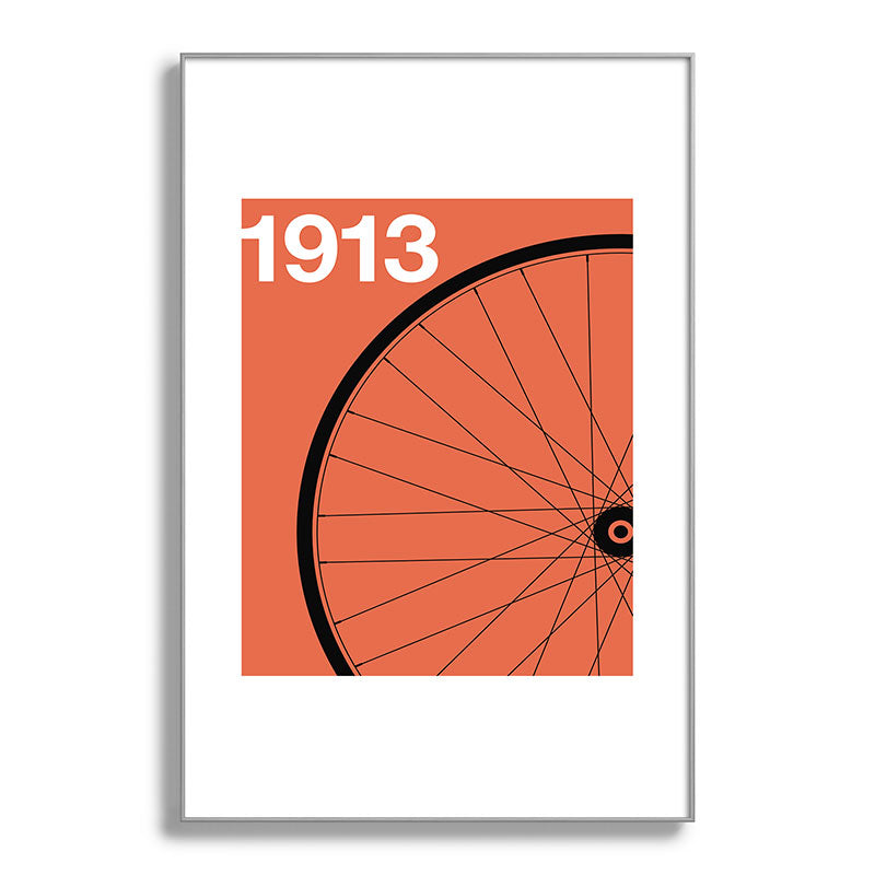 1913 - Roue de Bicyclette - Marcel Duchamp Framed Art Print