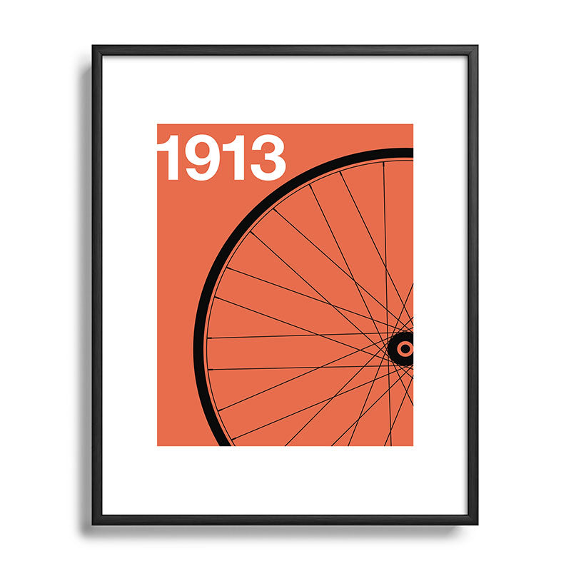 1913 - Roue de Bicyclette - Marcel Duchamp Framed Art Print