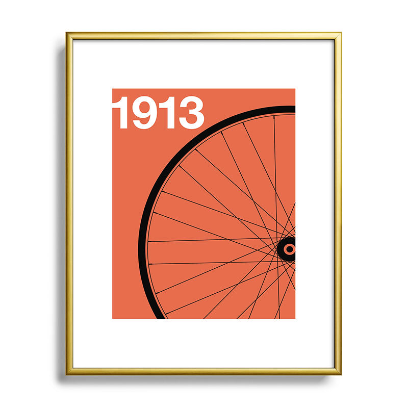 1913 - Roue de Bicyclette - Marcel Duchamp Framed Art Print