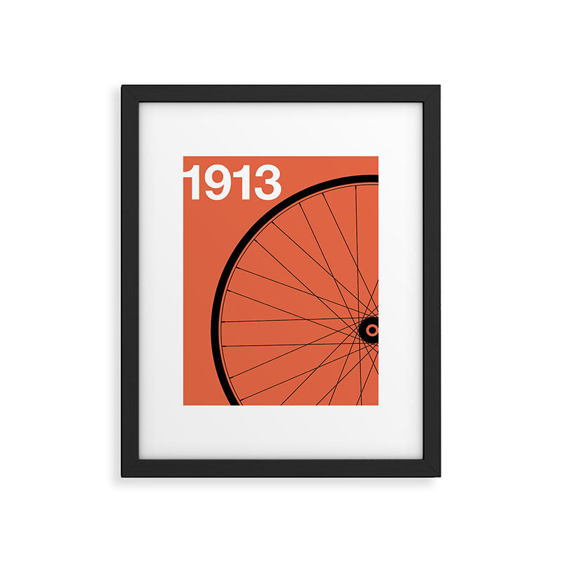 1913 - Roue de Bicyclette - Marcel Duchamp Framed Art Print