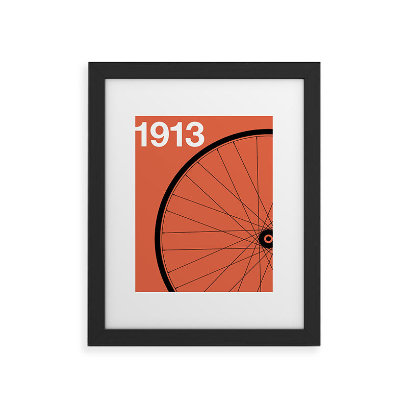 1913 - Roue de Bicyclette - Marcel Duchamp Framed Art Print