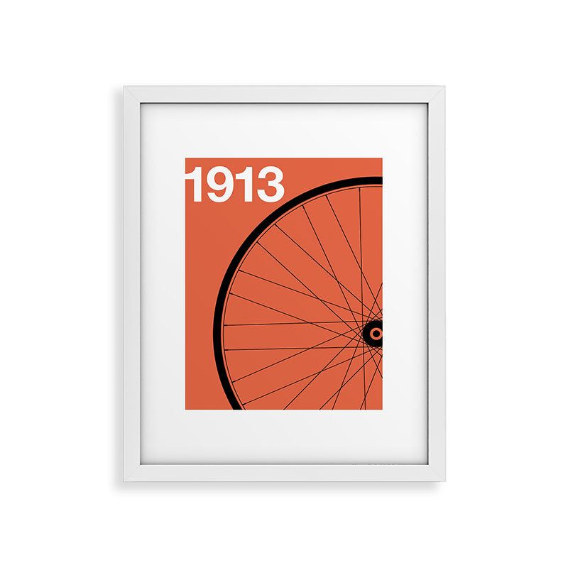 1913 - Roue de Bicyclette - Marcel Duchamp Framed Art Print