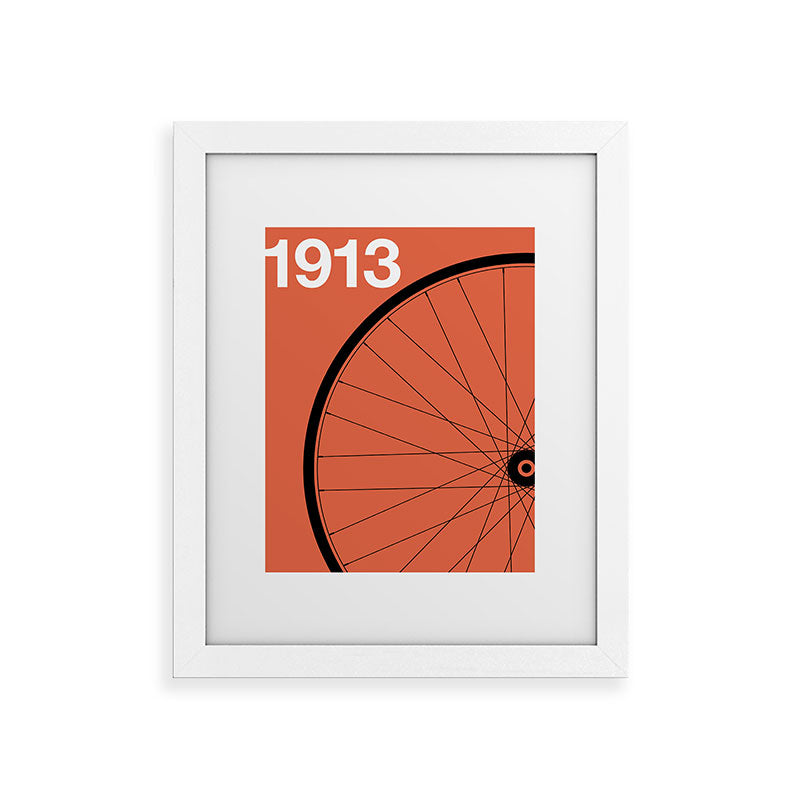 1913 - Roue de Bicyclette - Marcel Duchamp Framed Art Print