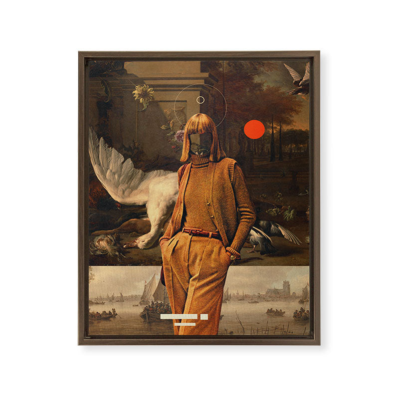1917 - Annie Retro Collection  Framed Canvas Print