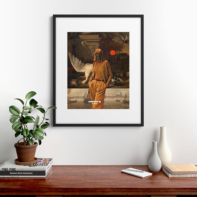 1917 - Annie Retro Collection  Framed Art Print