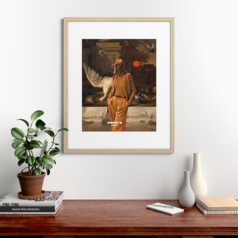 1917 - Annie Retro Collection  Framed Art Print