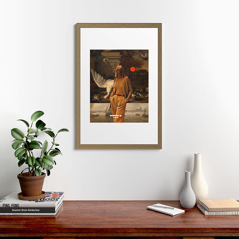 1917 - Annie Retro Collection  Framed Art Print