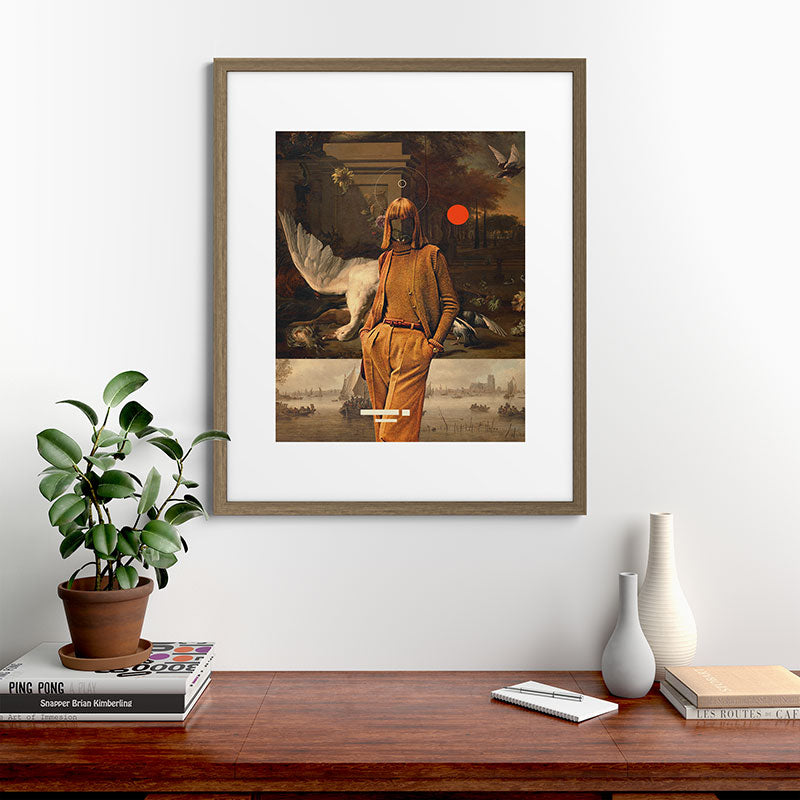 1917 - Annie Retro Collection  Framed Art Print