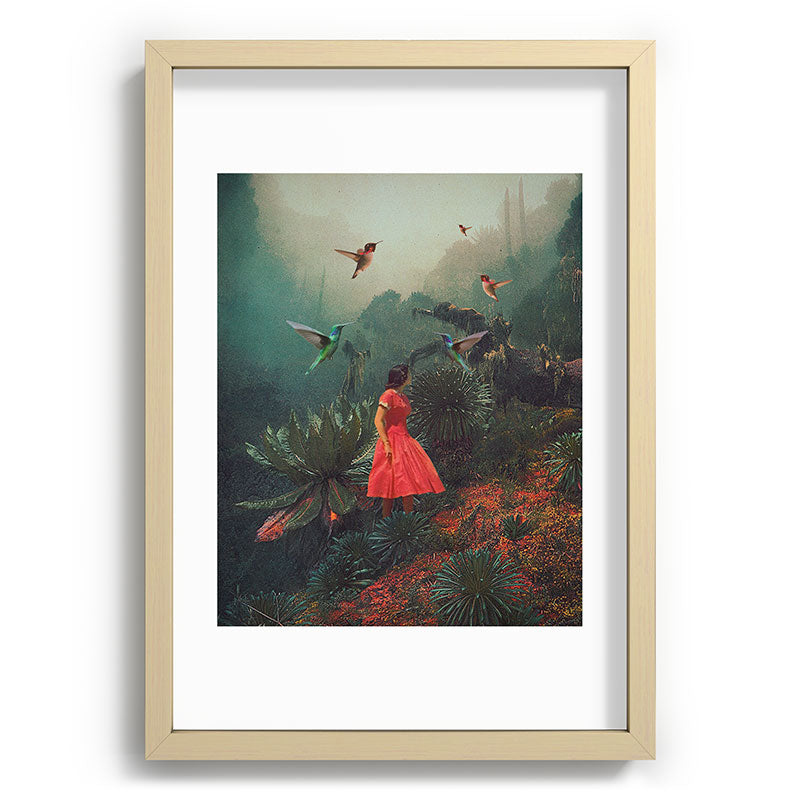 20 Seconds before the Rain Framed Art Print