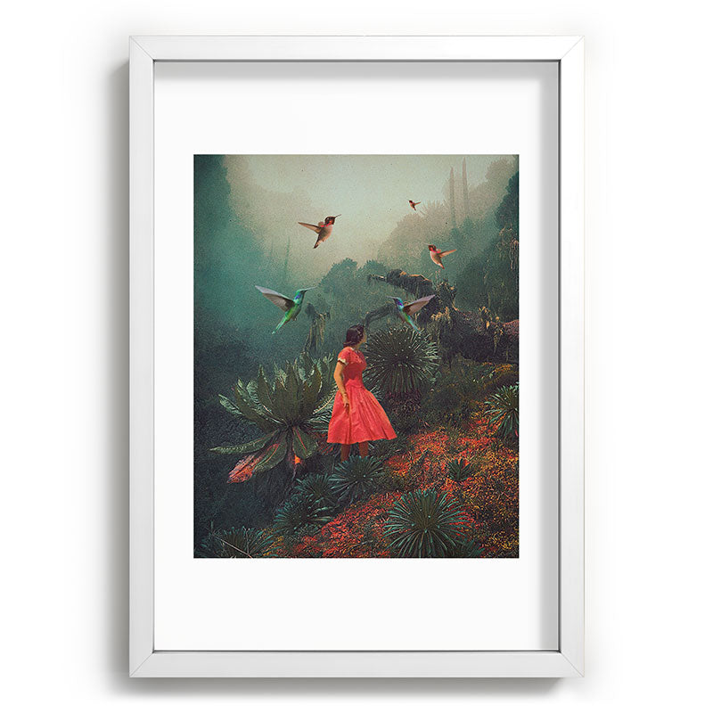 20 Seconds before the Rain Framed Art Print