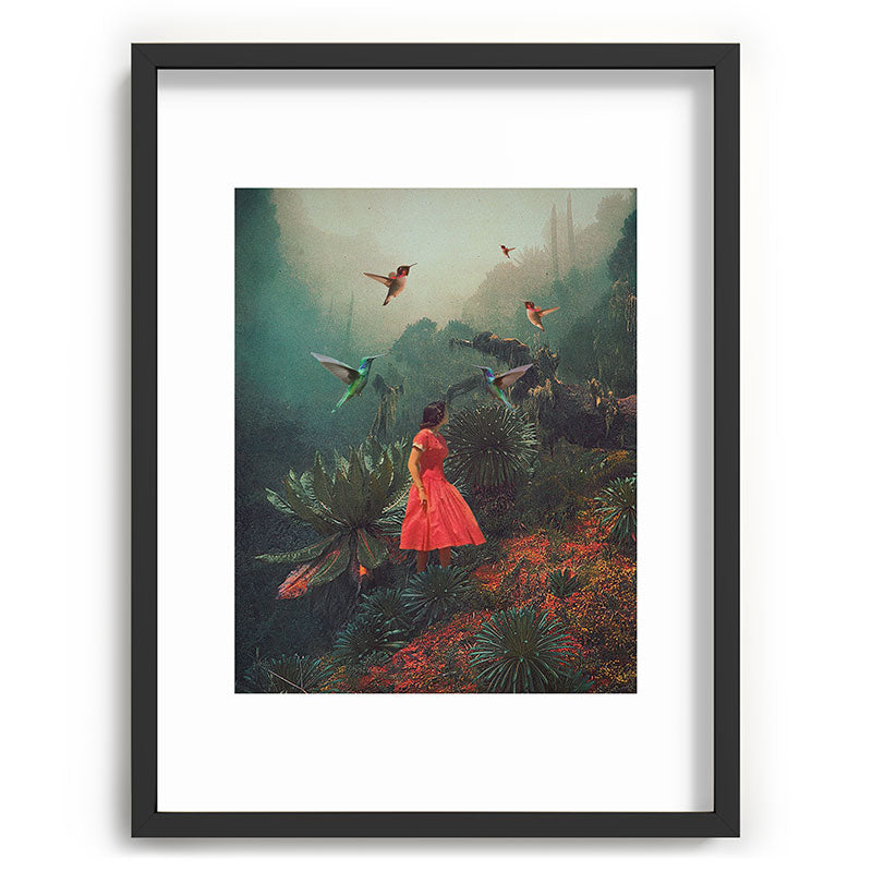 20 Seconds before the Rain Framed Art Print