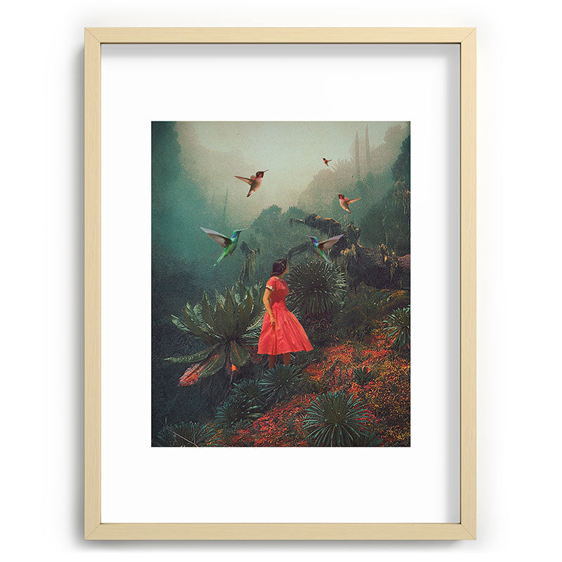 20 Seconds before the Rain Framed Art Print